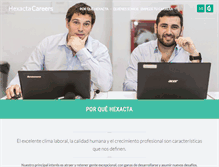 Tablet Screenshot of careers.hexacta.com